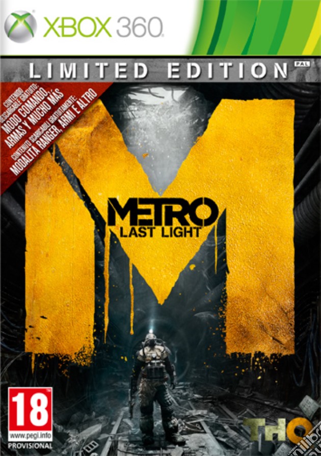 Metro Last Light Limited Ed. videogame di X360