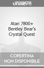Atari 7800+ Bentley Bear's Crystal Quest game acc