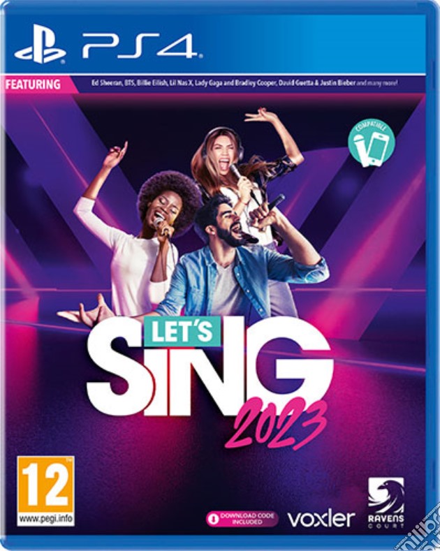 Let's Sing 2023 + 1 Microfono videogame di PS4