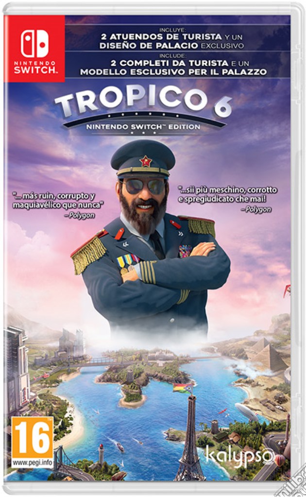 Tropico 6 videogame di SWITCH