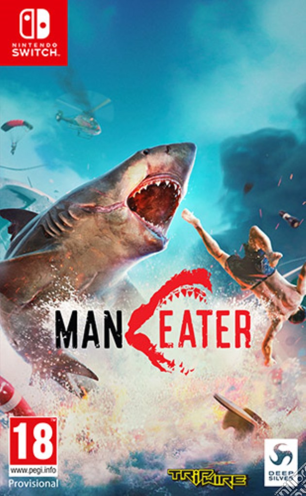 Maneater videogame di SWITCH