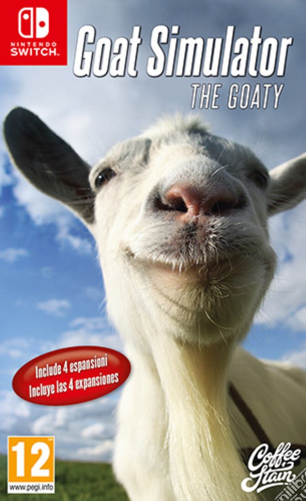 Goat Simulator: The Goaty videogame di SWITCH