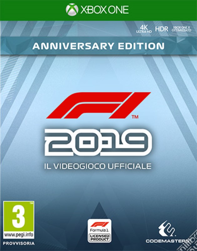 F1 2019 Anniversary Edition videogame di XONE