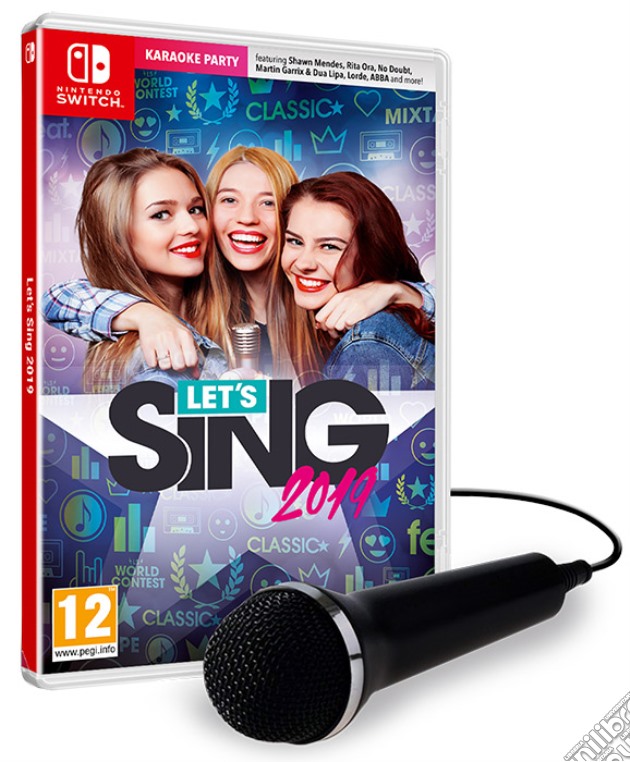 Let's Sing 2019 + Mic videogame di SWITCH