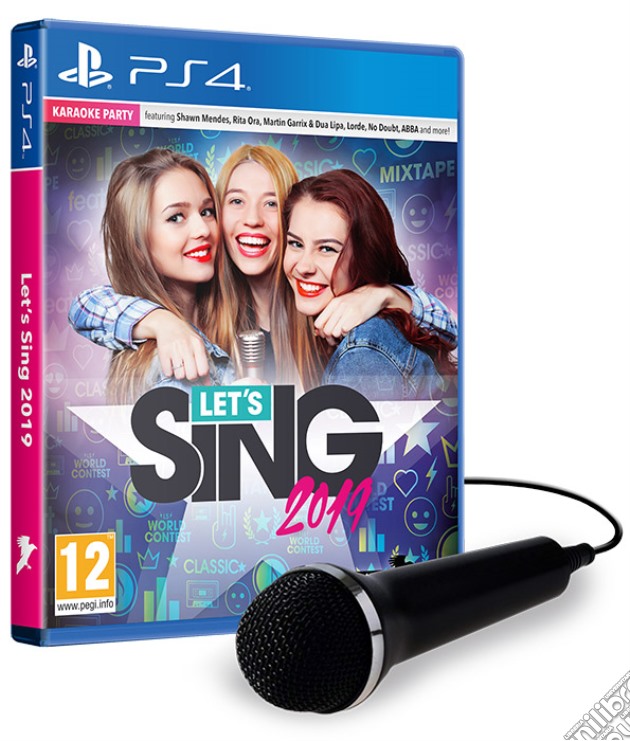 Let's Sing 2019 + Mic videogame di PS4