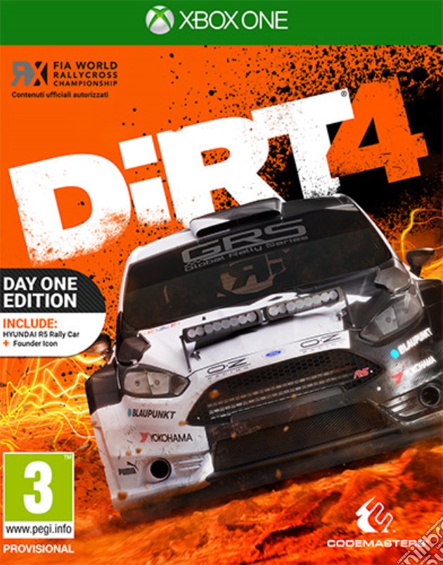 Dirt 4 Day1 Edition videogame di XONE