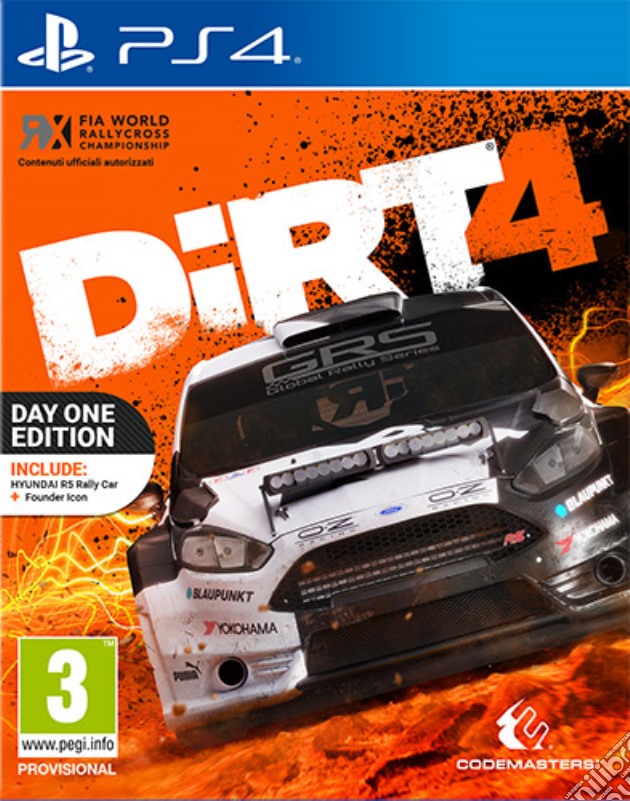 Dirt 4 Day1 Edition videogame di PS4