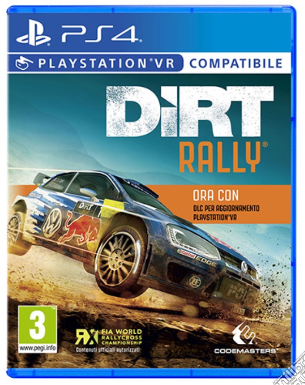 Dirt Rally VR videogame di PS4