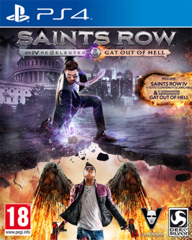 Saints Row IV Re-Elected-Gat out of Hell videogame di PS4