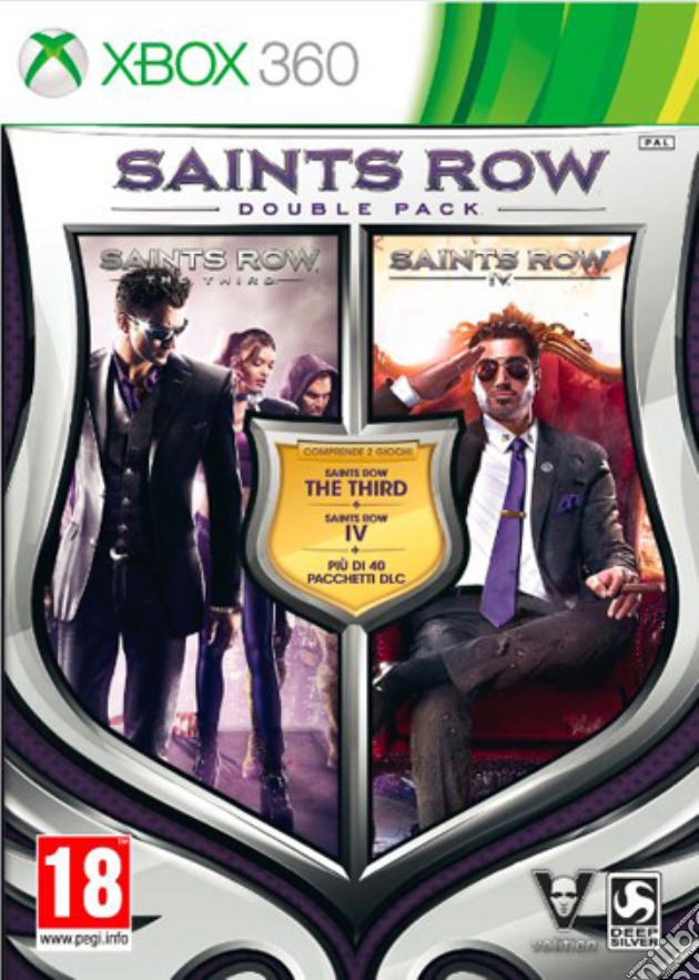Saints Row Double Pack videogame di X360