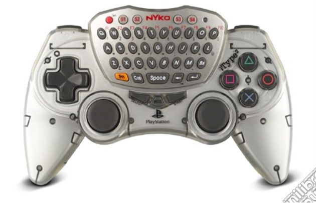 NYKO PS2 - Joypad iType2 con tastiera videogame di PS2