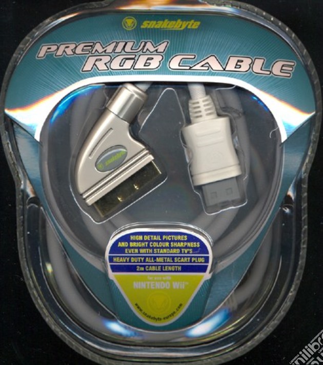 SUNFLEX WII - Premium RGB Cable videogame di WII