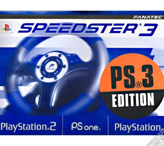 SUNFLEX PS3/PS2 - Speedster 3 Volante videogame di PS2