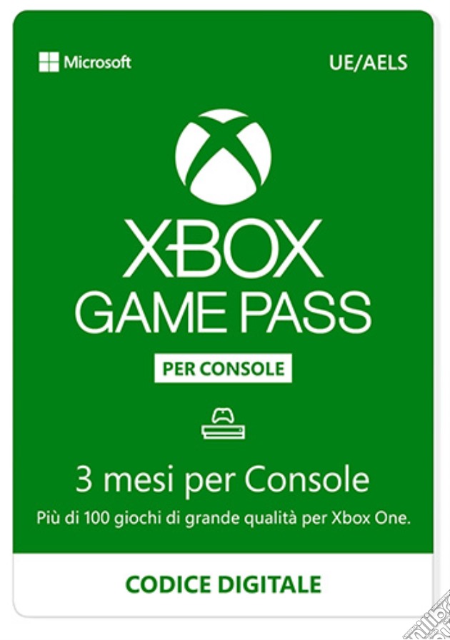 Microsoft Gamepass 3 Mesi PIN videogame di DDAX