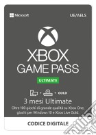 Microsoft XBOX Ultimate 3 Mesi PIN game acc