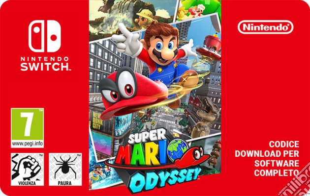 Super Mario Odyssey Switch PIN videogame di DDNC