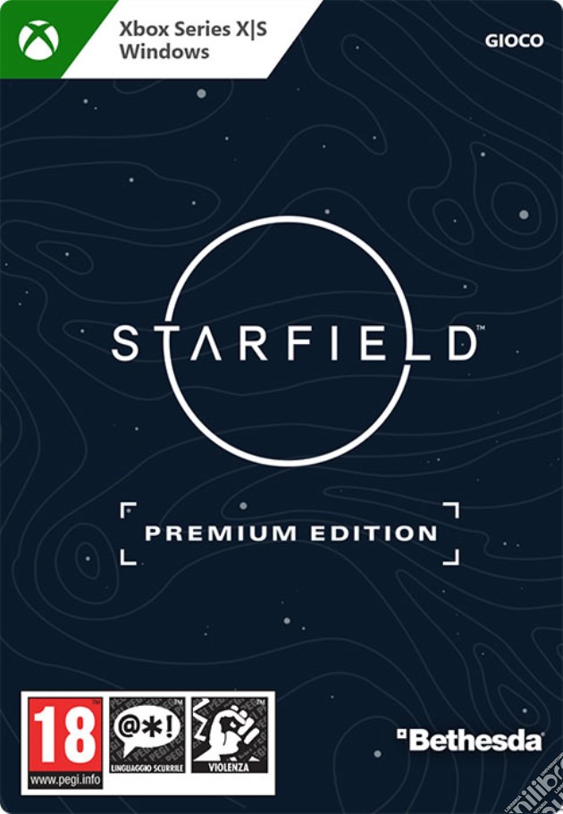 Microsoft C2C Starfield Premium Ed. COMBO IT PIN videogame di DDMC