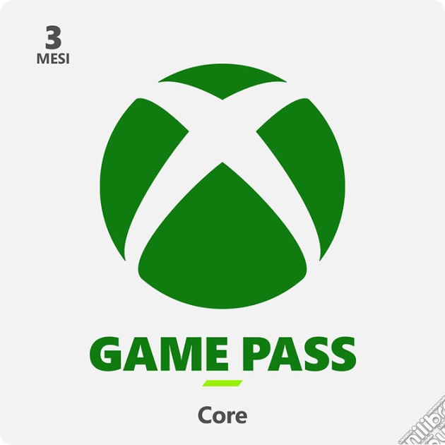 Microsoft Xbox Game Pass Core  3 Mesi PIN videogame di DDAX