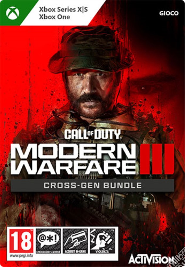 Microsoft COD Modern Warfare III Cross-Gen Bundle COMBO PIN videogame di DDMC
