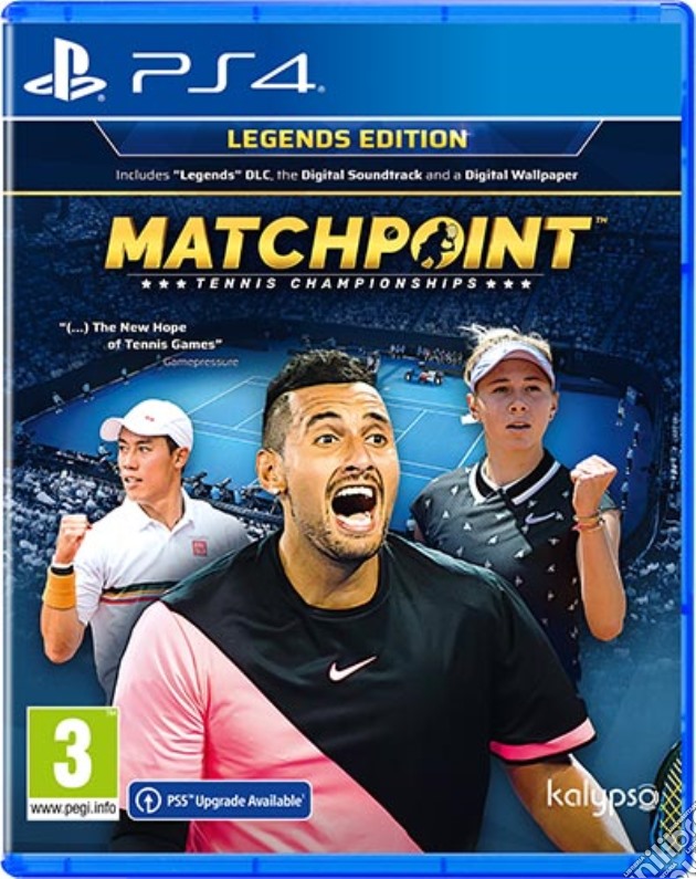Matchpoint Tennis Championship Legend Ed videogame di PS4