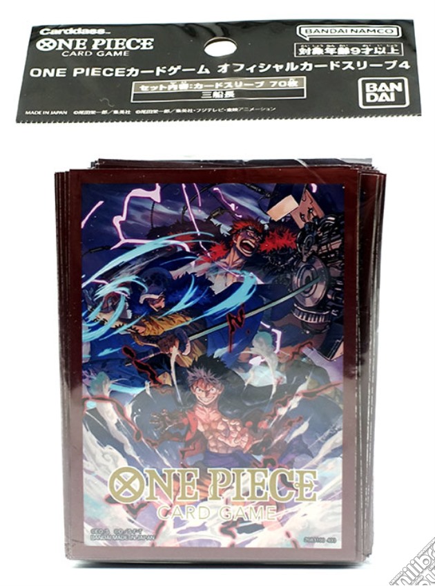 One Piece Card Bustine Protettive S4 Three Captain 70pz videogame di CABP