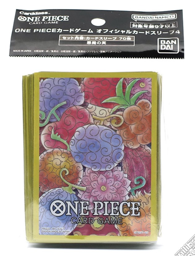 One Piece Card Bustine Protettive S4 Devil Fruit 70pz videogame di CABP