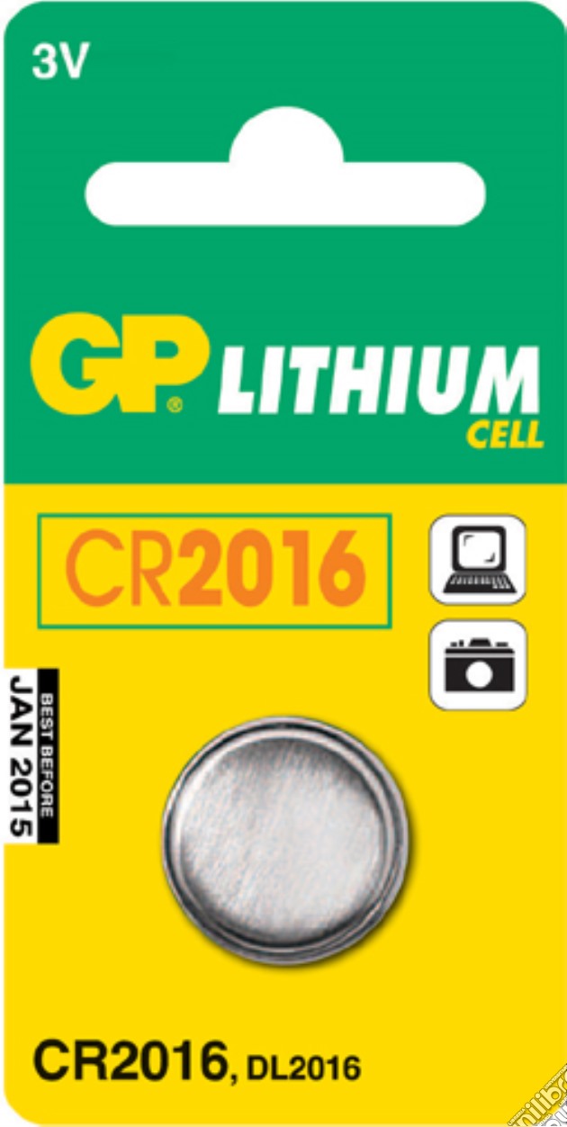 GP Battery CR2016 C1 videogame di HGP