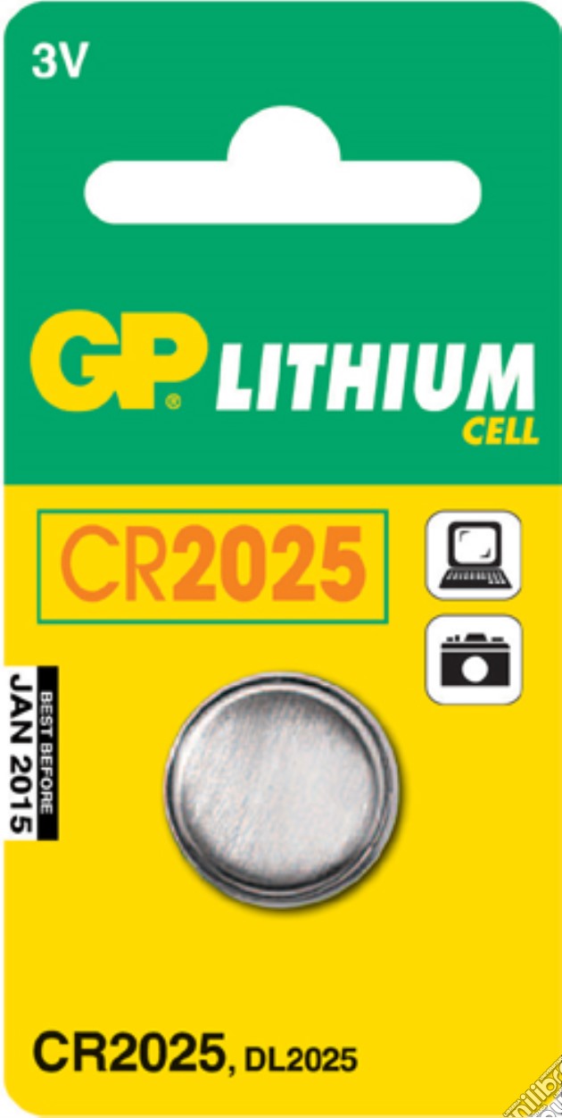 GP Battery CR2025 C1 videogame di HGP