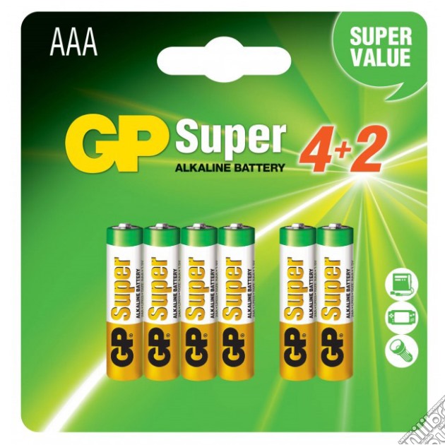 GP Battery Ministilo AAA Blister da 6 videogame di HGP
