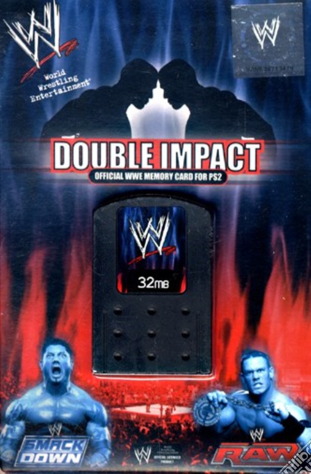 PS2 Memory Card 32 Mb - WWE DATEL videogame di PS2