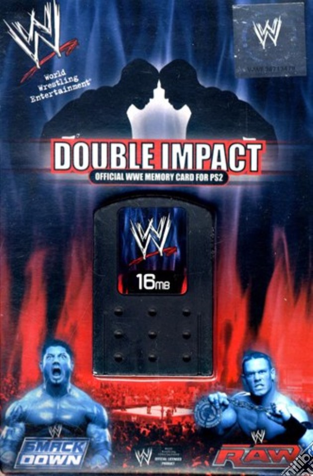 PS2 Memory Card 16 Mb - WWE DATEL videogame di ACOG