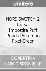 HORI SWITCH 2 Borsa Imbottita Puff Pouch Pokemon Pixel Green game acc