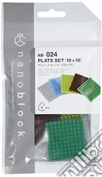 NANOBLOCK Plate Set 10x10mm (5pz) game acc