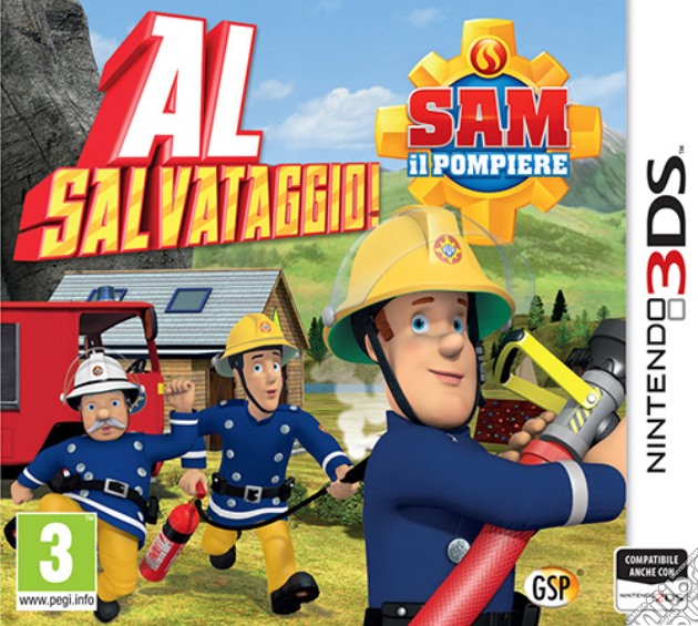 Sam il Pompiere videogame di 3DS