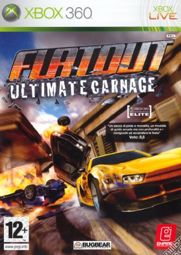 Flatout Ultimate Carnage videogame di X360