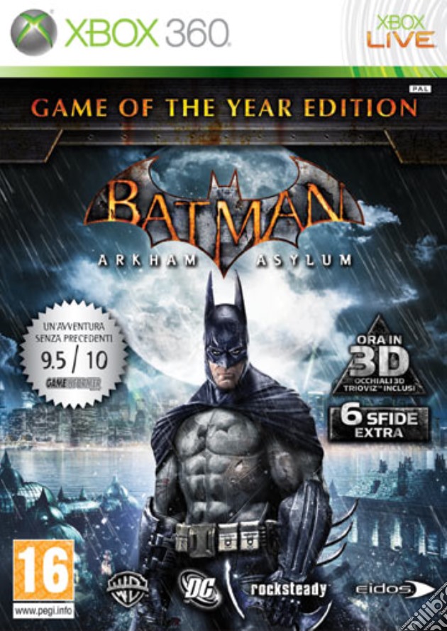 Batman Arkham Asylum Goty ed. videogame di X360