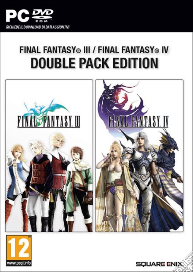 Final Fantasy III e IV bundle videogame di PC