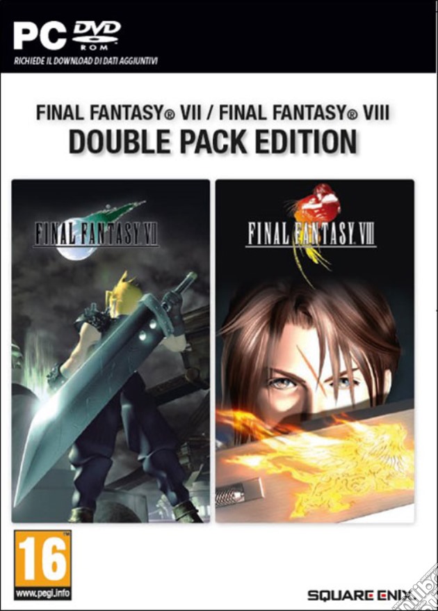 Final Fantasy VII e VIII bundle videogame di PC