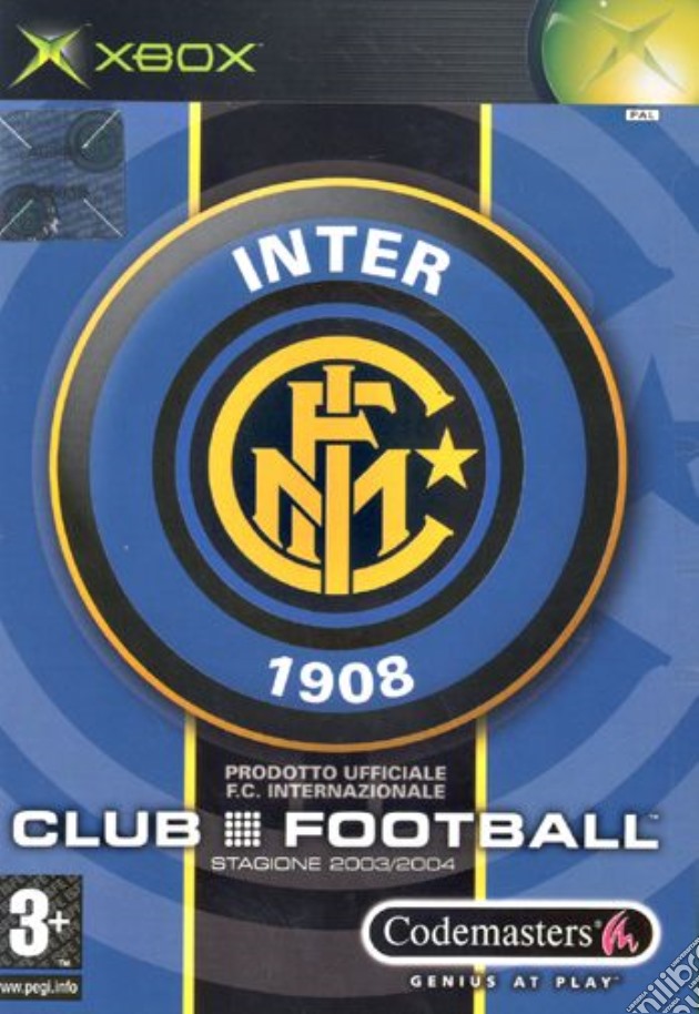Club Football INTER videogame di XBOX