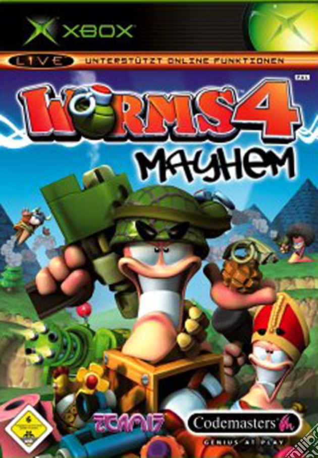 Worms 4: Mayhem videogame di XBOX