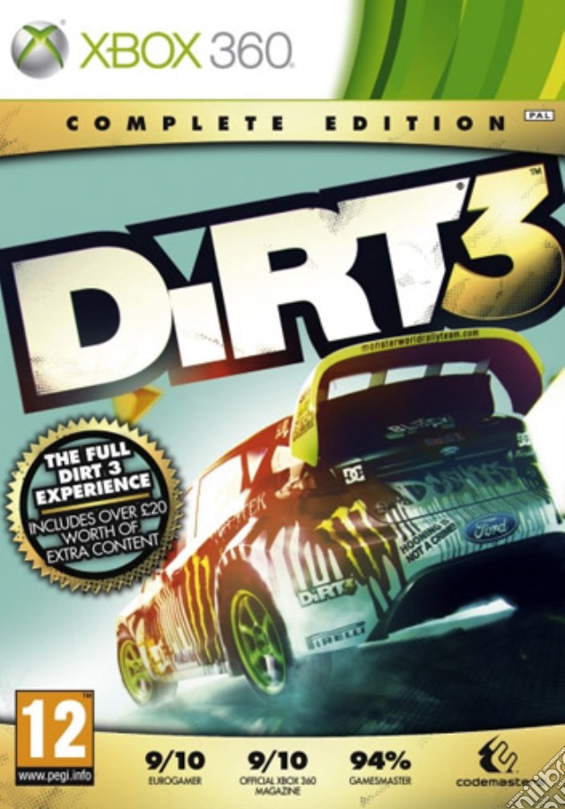 Dirt 3 Complete Edition videogame di X360