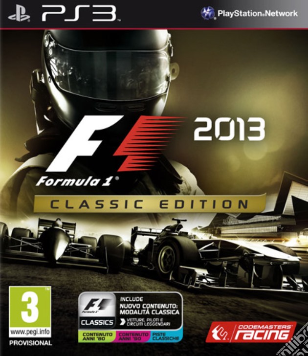 F1 2013 Classics videogame di PS3