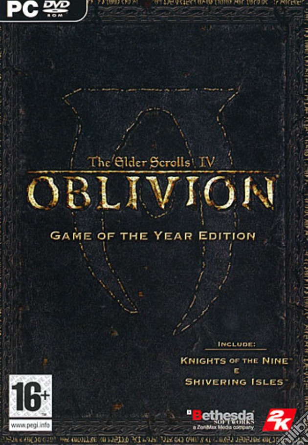 Oblivion Game of The Year videogame di PC