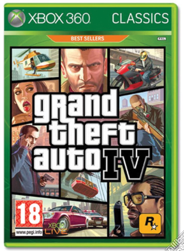 Grand Theft Auto IV CLS videogame di XCLS