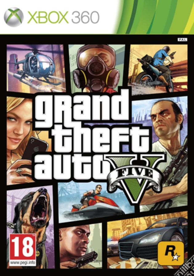 Grand Theft Auto V videogame di X360