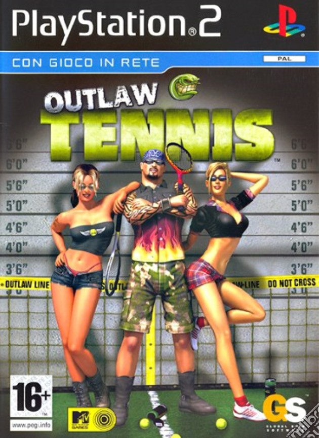 Outlaw Tennis videogame di PS2