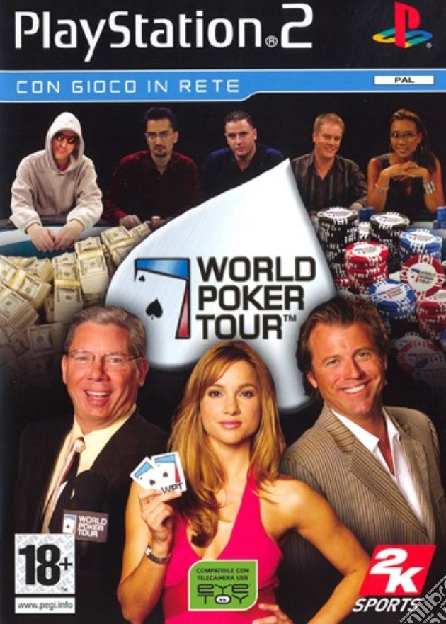 World Poker Tour videogame di PS2