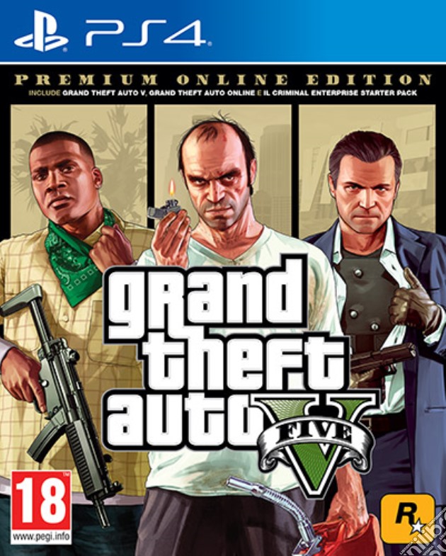 Grand Theft Auto V Premium Online Ed. videogame di PS4