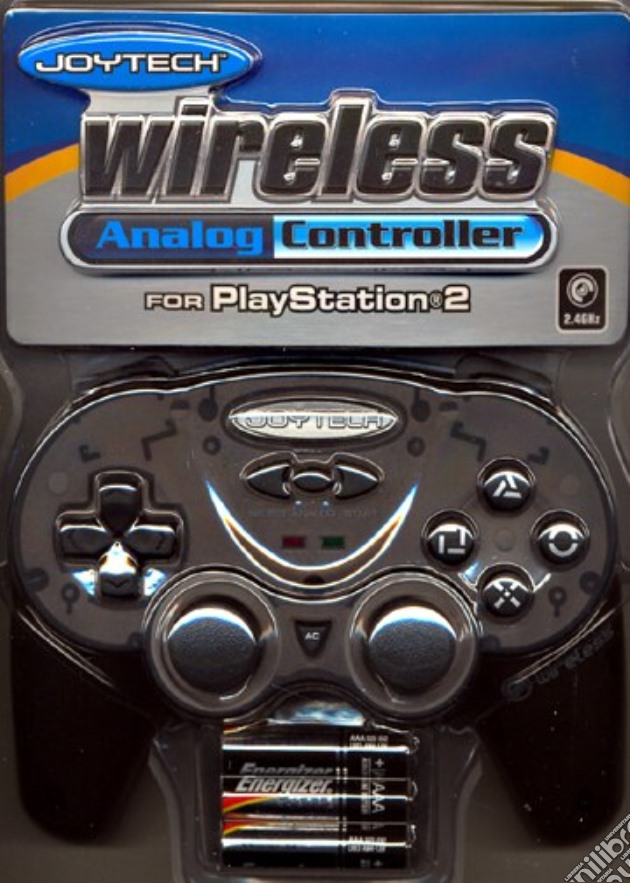 JOYTECH PSTWO - Joypad Wirel Analog Nero videogame di PS2