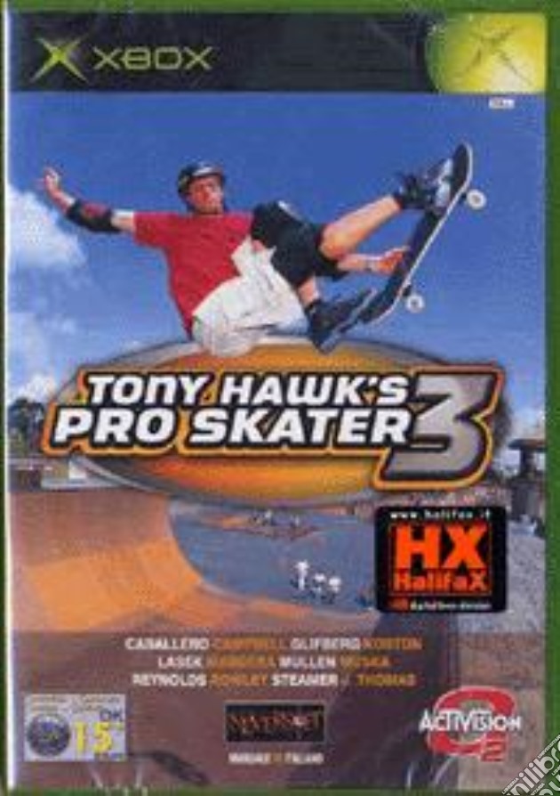 Tony Hawk's Pro Skater 3 videogame di XBOX